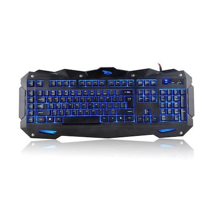 Imicro Cobra 110-Key Wired USB LED Backlit Gaming Keyboard, Black IM331970